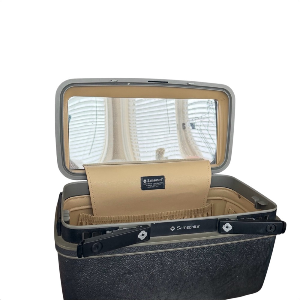 Samsonite Vintage Profile II Train Case Gray Luggage - Picture 2 of 9
